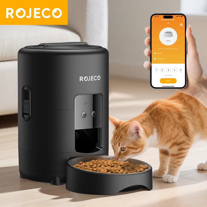 Automatic Pet Feeder 2L Smart Cat Food Kibble Dispenser Wi-Fi App Remote Control Auto Dog Feeder for Cat Pet Accessories